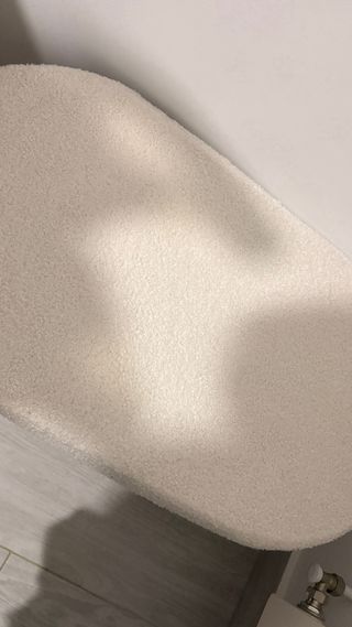 Reloj Pared Dorado + Puff Borrego