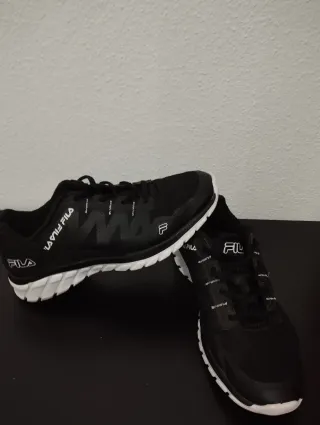 Zapatillas Fila Negras Memory foam