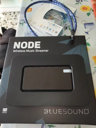 Bluesound DAC streamer NODE N130 + Cavo Wireworld