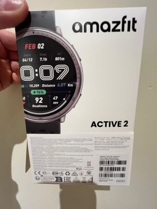 Amazfit Active 2 Smartwatch Negro/Plata
