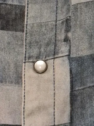 Camisa Desigual Patchwork Denim cuadros Hombre L