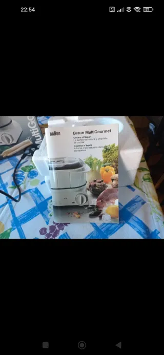 Vaporera Braun MultiGourmet