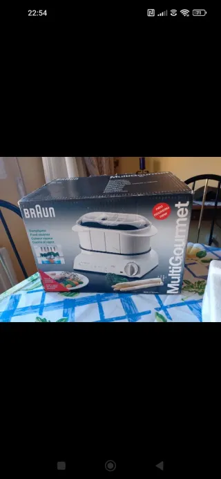 Vaporera Braun MultiGourmet