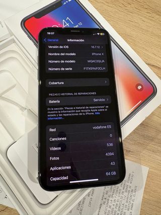 iPhone X 64GB Space Gray