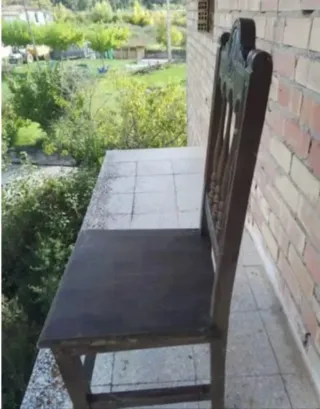 6 Sillas de Madera Marrón