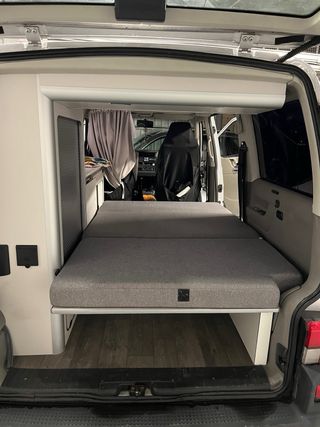 Asiento Cama Camper Gris