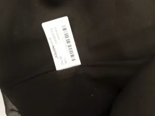 Top Zara Halter Asimétrico Negro Lentejuelas