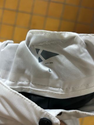 Pantalón de esquí blanco