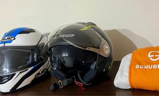 2 Cascos Moto HJC Talla S y LS2 Jet