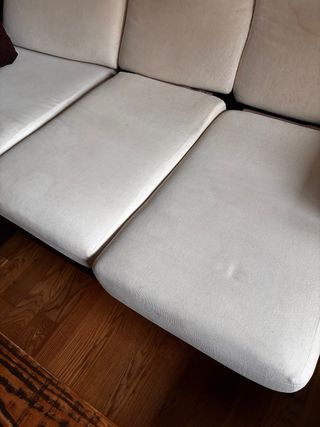 Sofá Chaiselongue Asientos extensible y Arcón.