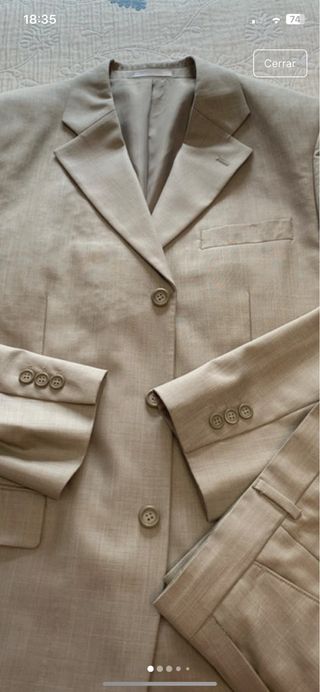 Traje de hombre Selinac Beige