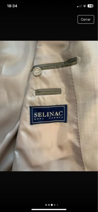 Traje de hombre Selinac Beige