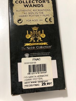 Varita Hermione Granger Harry Potter Original