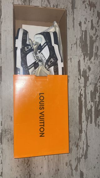 Zapatillas Louis Vuitton Trainer Marrón/Blanco