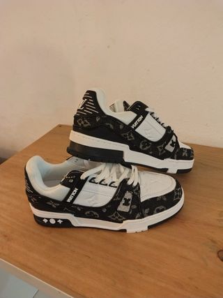 Zapatillas Louis Vuitton Trainer Marrón/Blanco