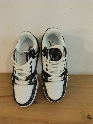 Zapatillas Louis Vuitton Trainer Marrón/Blanco