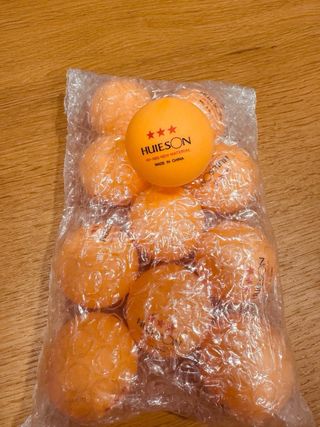 10 Bolas Ping Pong Huieson 3* ABS