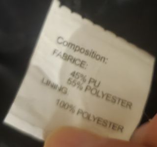 Giacca similpelle Temu - Taglia M (XL Asiatico)