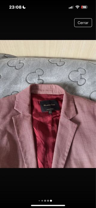Americana Massimo Dutti rosa