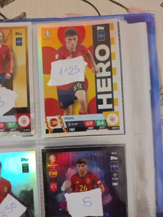 Cartas Fútbol Eurocopa 2024
