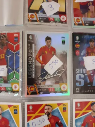 Cartas Fútbol Eurocopa 2024