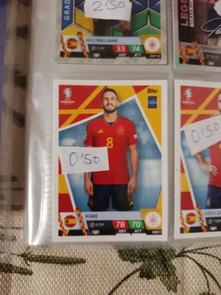 Cartas Fútbol Eurocopa 2024