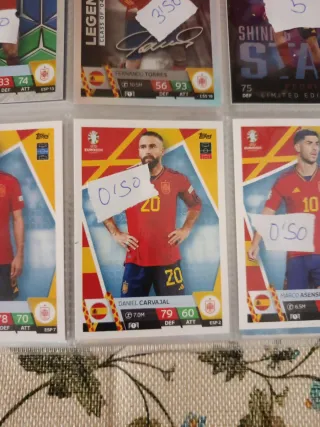 Cartas Fútbol Eurocopa 2024