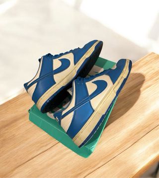 Nike Dunk Low Bianco/Azzurro