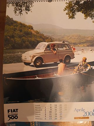 Calendario Fiat 500 - Luglio 2008