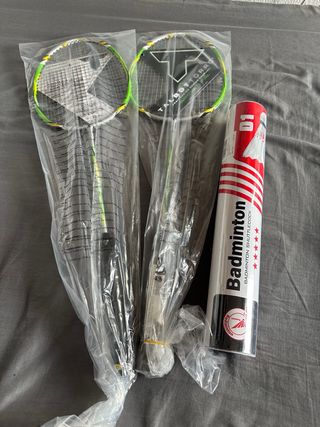 Set Badminton Raquetas y Volantes Nuevo