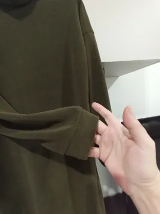 Abito sportivo donna verde collo alto