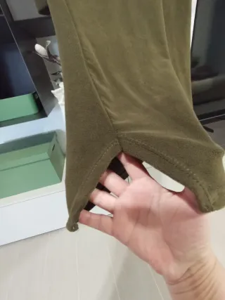 Abito sportivo donna verde collo alto