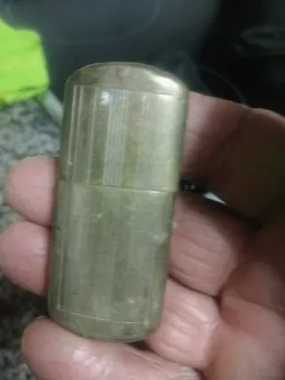 Mechero antiguo bronce chispa