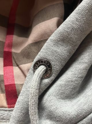 Felpa Burberry Grigia Zip