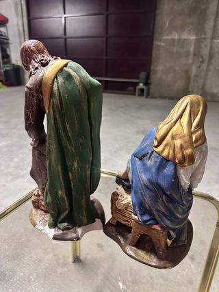Figuras Belén Grandes Pintadas a Mano