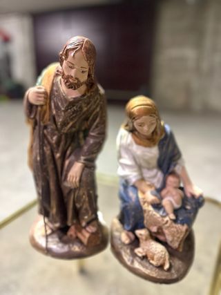 Figuras Belén Grandes Pintadas a Mano