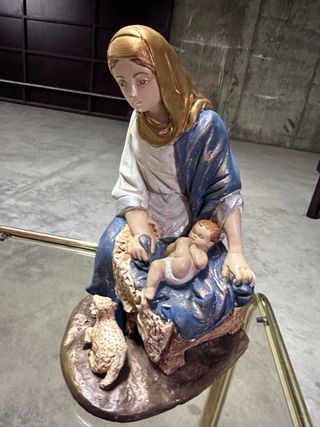 Figuras Belén Grandes Pintadas a Mano