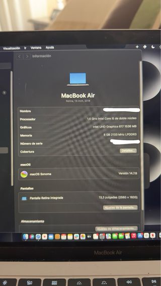 MacBook Air Retina 13” (2018) – 128 GB