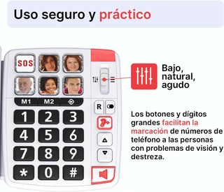 Teléfono Swissvoice Xtra 1110 teclas grandes