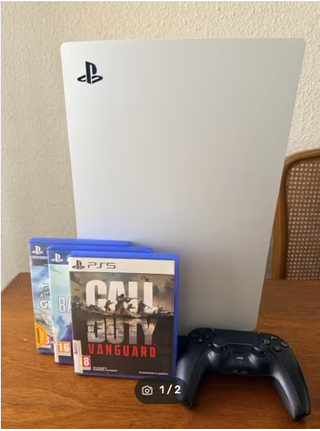 Playstation 5 + 3 Juegos