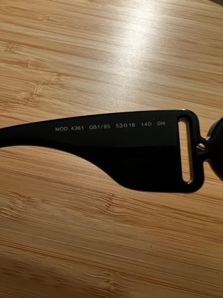 Gafas de sol Versace VE4361 GB1/85 lente amarillo