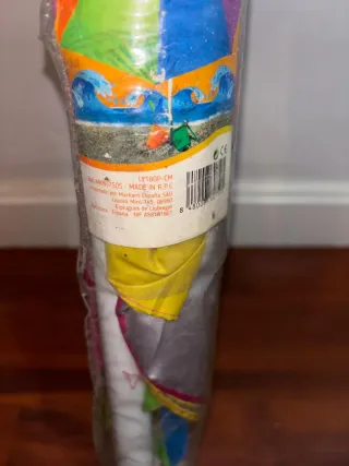 Sombrilla de playa multicolor