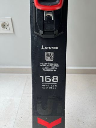 Esquís Atomic redster SX 168cm