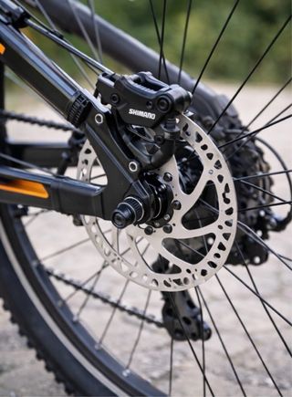 Bici Stucchi Negra y Naranja