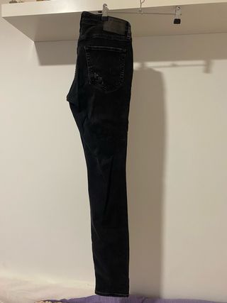 Pantalón chino azul marino chico/hombre