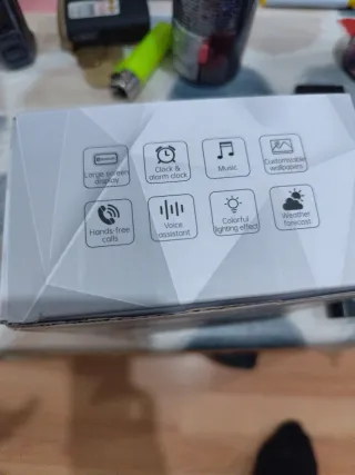 Altavoz Bluetooth Reloj Despertador