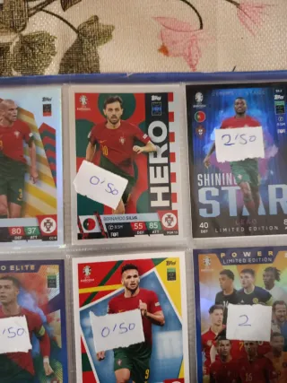 Cartas Fútbol Euro 2024 Originales