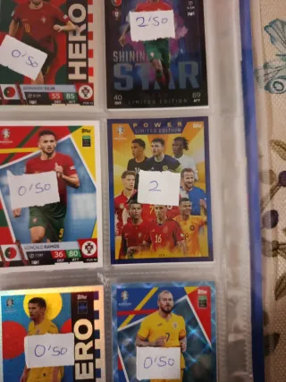Cartas Fútbol Euro 2024 Originales