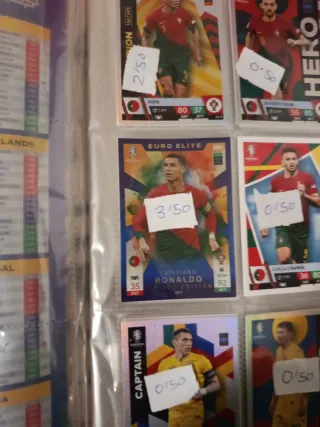 Cartas Fútbol Euro 2024 Originales