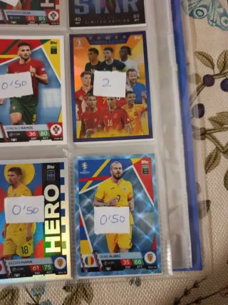 Cartas Fútbol Euro 2024 Originales